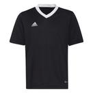 Camisola adidas Kids' Entrada 22 preta para futebol X-Small
