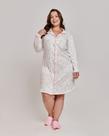 Camisola Cia Do Corpo 5737 Plus Americana Suedy Floral Adulto