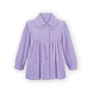 Camisola de Flanela Macia com Botões - Lavanda