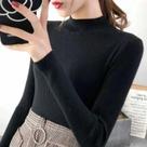 Camisola de Malha Feminina Gola Alta - Estilo Casual Vintage Coreano para Outono/Inverno Camisola de Malha Feminina Gola Alta - Estilo Casual Vintage Coreano para Outono/Inverno