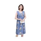 Camisola de Seda e Algodão Plus Size para Mulheres - Pijamas Confortáveis para Verão