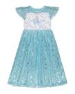 Camisola Disney Frozen Fantasy Gown Elsa Blue Girls de 2 a 3 anos