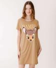 Camisola Estampa Bambi Manga Curta Disney-44002