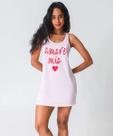 Camisola Estampada Sem Manga Estampada Marisa Rosa-72028