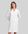 Camisola Feminina Cetim Manga Longa Marfim Lohe