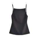Camisola Feminina com Renda - Sem Costas, Alças Finas e Gola Quadrada - Estilo Vintage