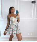 Camisola feminina estampa de coração