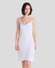 Camisola Feminina Jacquard de Alças Confortável Azul Celeste Lohe