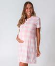 Camisola Gestante Polo Xadrez Marisa Rosa-17041