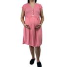 Camisola Linda Gestante Maternidade Plus Size Amamentação Manga Curta.