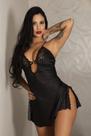 CAMISOLA lingerie Sensual em cetim C/ DETALHE EM FITA DE CETIM