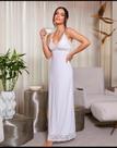 Camisola longa branca linha noiva