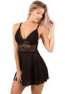 camisola preta renda