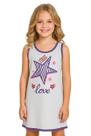 Camisola Regata Feminina Juvenil Curta Estampada Macia Confortável Camisão Meninas Verão
