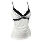 Camisola regata fofa revestida com estampa de flores Y2K Gothic Women