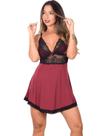 Camisola Sensual Feminina De alcinha Verão De Microfibra e Renda