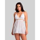 Camisola Sensual Juliette Tule Transparente com Calcinha Fio Dental Sensual Camisola Sensual Juliette Tule Transparente com Calcinha Fio Dental Sensual
