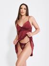 Camisola Sexy Com Calcinha Fio Sem Bojo Detalhes Renda Camisola Sexy Com Calcinha Fio Sem Bojo Detalhes Renda