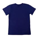 Camista infantil azul marinho sem estampa Camista infantil azul marinho sem estampa