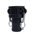 Camlock Fittings Quafwia 2 peças de polipropileno de 2 polegadas tipo C