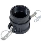 Camlock Fittings Quafwia 2 peças de polipropileno de 2 polegadas tipo D