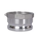 Camlock Fittings Quafwia Aluminium 1 peça A 4" macho x fêmea