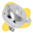 Campainha Buzina Trim Trim Cromada Retrô para Bike