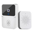 Campainha C/ Camera Wifi Sem Fio Inteligente Interfone Audio Branca