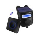 Campainha com sensor infravermelho solar sem fio com sensor de movimento
