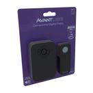 Campainha digital avant sem fio com tomada bivolt preto
