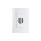 Campainha Eletrônica Margirius Sleek 2 Tons Com Placa 4x2 Branca Bivolt