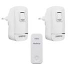 Campainha Eletrônica Sem Fio Wireless Sem Bateria Intelbras Alcance ate 100Mts 2 Modulos Internos