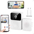 Campainha Inteligente Wifi Câmera Externa Tempo Branco Vivo