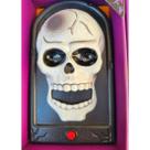 Campainha porta assustadora som e luz decoração Halloween