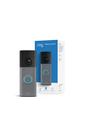 Campainha Ring com bateria Retinal 2K, grande angular, cinza