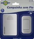campainha sem fio brasfort bateria 12v com 52 tons campainha sem fio brasfort bateria 12v com 52 tons