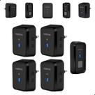Campainha Sem Fio Intelbras CIB 101S Kit 4 Ambientes Com 4 Receptores Internos Fácil Uso