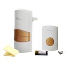Campainha Sem Fio Longo Alcance Bivolt Resistente A Água Wireless 32 Toques Premium