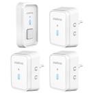 Campainha Sem Fio Longo Alcance Plug & Play Bivolt 3 Pontos