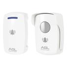Campainha sem fio Residencial Digital AGL 433mhz Branca