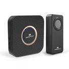 Campainha Wireless Sem Fio Pilha Casa Comfort Door Preto