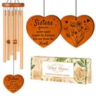Campana de Viento Damaigiift 91 cm Regalo para Hermanas Decoración de Jardín