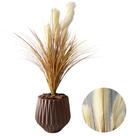 Campim Dos Pampas Artificial com Vaso Completo Planta