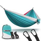 Camping Hammock Bear Butt Double Parachute Azul celeste/rosa/branco
