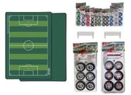 Campo de Futebol de Botão 90x60 Cm +02 Jogos Clássicos Escolha a Cor