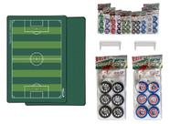 Campo de Futebol de Botão 90x60 Cm +02 Jogos Clássicos Escolha a Cor