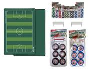 Campo de Futebol de Botão 90x60 Cm +02 Jogos Clássicos Escolha a Cor