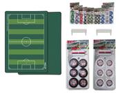 Campo de Futebol de Botão 90x60 Cm +02 Jogos Clássicos Escolha a Cor