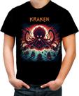 Camsieta Colorida Kraken Monstro Marinho Mitologia 1