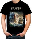 Camsieta Colorida Kraken Monstro Marinho Mitologia 5